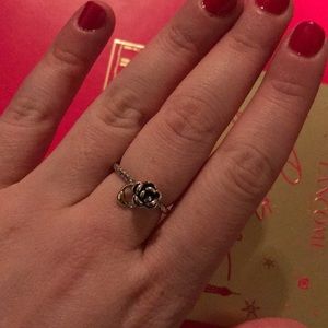 Beautiful ring with rose